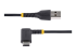 StarTech.com 6ft (2m) USB A to C Charging Cable Right Angle, Heavy Duty Fast Charge USB-C Cable, USB 2.0 A to Type-C, Durable and Rugged Aramid Fiber, 3A, S20/iPad/Pixel - Front