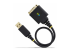 StarTech.com 1ft (30cm) USB to Serial Adapter Cable, COM Retention, RS232 - Front
