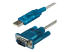 StarTech.com 3ft USB to RS232 DB9 Serial Adapter Cable - Right-angle
