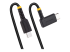 StarTech.com 6in (15cm) USB C Charging Cable Right Angle, 60W PD 3A, Heavy Duty Fast Charge USB-C Cable, USB 2.0 Type-C, Durable and Rugged Aramid Fiber, S20/iPad/Pixel - Left-angle