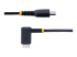 StarTech.com 6in (15cm) USB C Charging Cable Right Angle, 60W PD 3A, Heavy Duty Fast Charge USB-C Cable, USB 2.0 Type-C, Durable and Rugged Aramid Fiber, S20/iPad/Pixel - Front