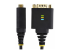 StarTech.com 1ft (30cm) USB to Serial Adapter Cable, COM Retention, RS232 - Multi-angle