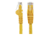 Startech 100ft CAT6 Ethernet Cable, 10 Gigabit Snagless RJ45 650MHz 100W PoE Patch Cord, CAT 6 10GbE UTP Network Cable w/Strain Relief, Yellow, Wiring is UL Certified/TIA - Front