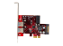 StarTech.com 4 Port PCI Express USB 3.0 Card - Front