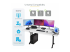 StarTech.com 4-Port KM Switch with Mouse Roaming, USB Switch for Keyboard/Mouse, 3.5mm and USB Audio, Peripheral Sharing for 4 Computers, USB 3.0 Switcher, TAA Compliant - Right-angle