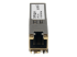 StarTech.com Cisco SFP-GE-T Compatible SFP Module, 1000BASE-T, SFP to RJ45 Cat6/Cat5e, 10/100/1000 Mbps, RJ-45 (Copper) 100m, Cisco IE3400, IE3300, IE3200, 1000MbE Mini GBIC Transceiver - Left side