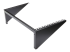 StarTech.com 6U Wall Mount Patch Panel Bracket - Back