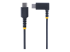 StarTech.com 3ft (1m) USB C Charging Cable Right Angle, 60W PD 3A, Heavy Duty Fast Charge USB-C Cable, USB 2.0 Type-C, Durable and Rugged Aramid Fiber, S20/iPad/Pixel - Front