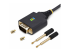StarTech.com 1ft (30cm) USB to Serial Adapter Cable, COM Retention, RS232 - Right-angle