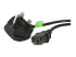 StarTech.com 6ft (1.8m) UK Computer Power Cable, 18AWG, BS 1363 to C13 Power Cord, 10A 250V, Black Replacement AC Power Cord, Monitor Power Cable, BS 1363 to IEC 60320 C13 Kettle Lead - Right-angle