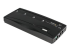 StarTech.com 4 Port Black PS/2 KVM Switch Kit with Cables - Right-angle